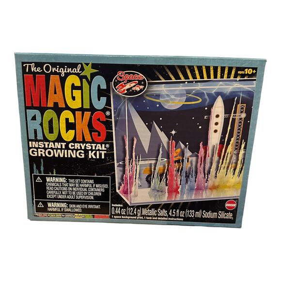 The Original Magic Rocks Instant Crystal Growing Kit  Space Rocket Theme New - Picture 2 of 2